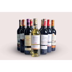 Vins rouge et blanc