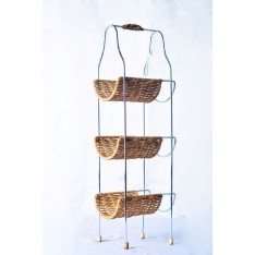 3 tier woven wine bottle...