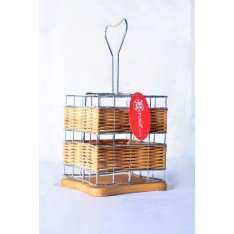Accroche couvert tissé