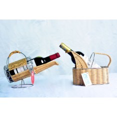 Porte vin tissé